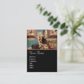 Carte De Visite DIALECTIQUE, noir (Debout devant)