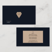 Carte De Visite Diamant (Devant / Derrière)