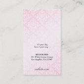 Carte De Visite diamant 311-Pink Luxe (Dos)