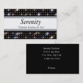 Carte De Visite Diamant 500 de Bling (Devant / Derrière)