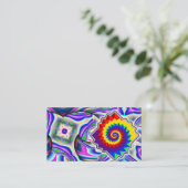 Carte De Visite Diamant arc-en-ciel (Debout devant)