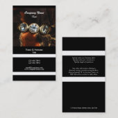 Carte De Visite Diamant de bijoux de bijoutier de profil (Devant / Derrière)