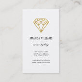 Carte De Visite Diamant d'or (Dos)