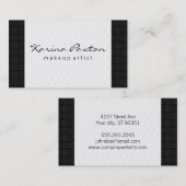 Carte De Visite Diamant et tissage // Motif (Devant / Derrière)