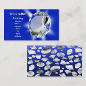 Carte De Visite Diamant étincelant (Devant / Derrière)
