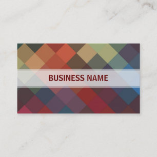 Carte De Visite Diamant multicolores Motif sans joint 4