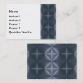 Carte De Visite Diamants bleus (Devant / Derrière)