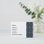 Carte De Visite Diamants bleus (Debout devant)
