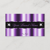 Carte De Visite Diamants brillants brillants violets brillants (Devant)