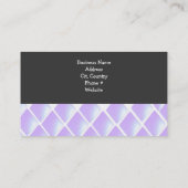Carte De Visite Diamants brodés violets (Dos)