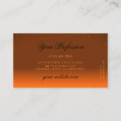 Carte De Visite Diamants Brown Sparkling Shimmery (Dos)