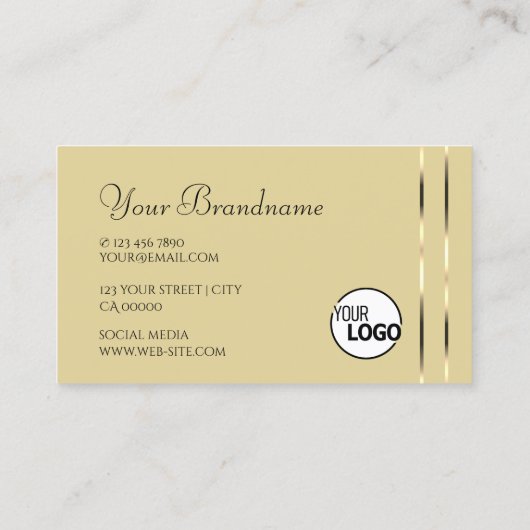 Carte De Visite Diamants chatoyants noirs et beiges en clair ajout (Dos)