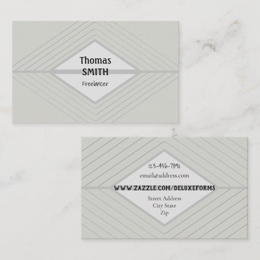 Carte De Visite Diamants de Celeste (Devant / Derrière)