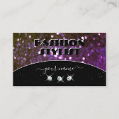 Carte De Visite Diamants de la Parties scintillant de l'étincelle (Devant)