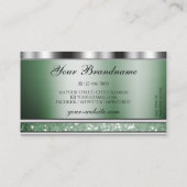 Carte De Visite Diamants de Parties scintillant de l'étincelle ver (Dos)