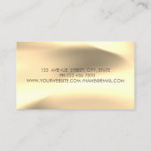 Carte De Visite Diamants d'or Lotus Dark (Dos)