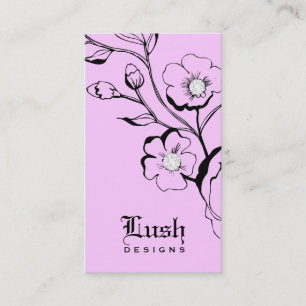 Carte De Visite diamants du noir de la sucrerie 311-Lush