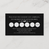 Carte De Visite Diamants glamour noir Parties scintillant or VIP L (Dos)