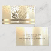 Carte De Visite Diamants Lotus d'Or (Devant / Derrière)