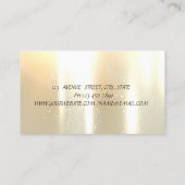 Carte De Visite Diamants Lotus d'Or (Dos)