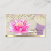 Carte De Visite Diamants Lotus Gold Elegant (Devant)