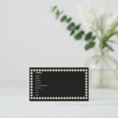 Carte De Visite Diamants noirs - affaires (Debout devant)