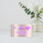 Carte De Visite Diamants professionnels modernes Lièvres, Or Rose (Debout devant)