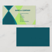Carte De Visite diamants rétro : (Devant / Derrière)