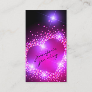 Carte De Visite Diamants Rose