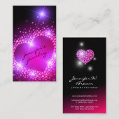 Carte De Visite Diamants roses (Devant / Derrière)