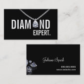 Carte De Visite Diamond Expert Bijoux Or Argent (Devant / Derrière)