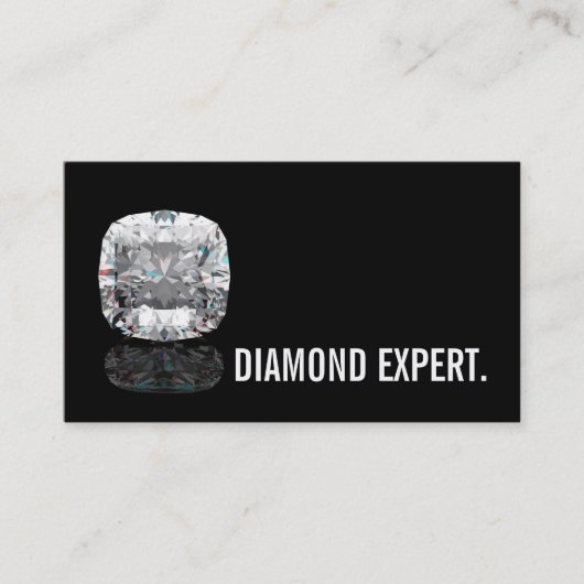 Carte De Visite Diamond Expert Jewelry Gold Silver (Devant)