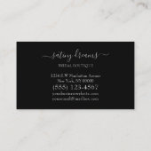 Carte De Visite Diamond Jewel robe de mariée Boutique Mariage (Dos)