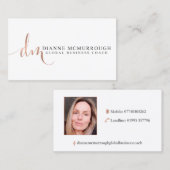 Carte De Visite Dianne McMurrough (Devant / Derrière)