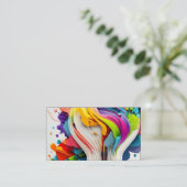 Carte De Visite Diapositive couleur (Debout devant)