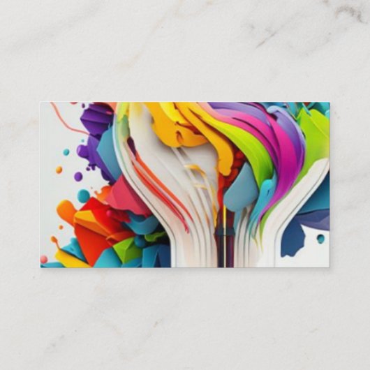 Carte De Visite Diapositive couleur (Dos)