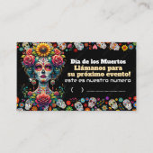 Carte De Visite Dias de los muertos (Devant)
