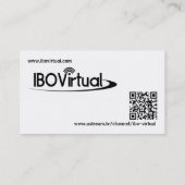 Carte de visite d'IBOVirtual (Dos)