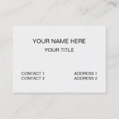 Carte De Visite Dice Rolling Six C'est mon tour Roll Dice (Dos)