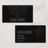 Carte de visite d'icône (Devant / Derrière)