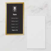 Carte de visite d'icône de basket-ball (Devant / Derrière)