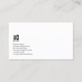 CARTE DE VISITE d'icônes des outils informatiques  (Dos)