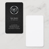 CARTE DE VISITE d'icônes du technicien informatiqu (Devant / Derrière)