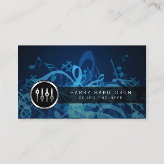 Carte de visite d'icônes pour diapositives de volu (Devant)