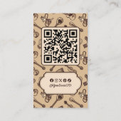 Carte de visite d'icônes Rebetiko (Dos)