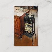 Carte De Visite Dictaphone à l'ancienne mode (Dos)