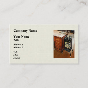 Carte De Visite Dictaphone à l'ancienne mode