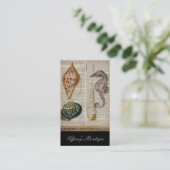 Carte De Visite dictionnaire imprimé pays français coquillage vint (Debout devant)