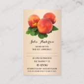 Carte de visite diététiste nutritionniste (Dos)