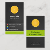 Carte De Visite Diététiste / Nutritionniste Diet Créative Innovati (Devant / Derrière)